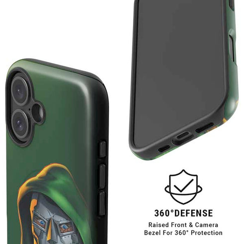 Marvel Dr. Doom Portrait iPhone 16 Magsafe Impact Case